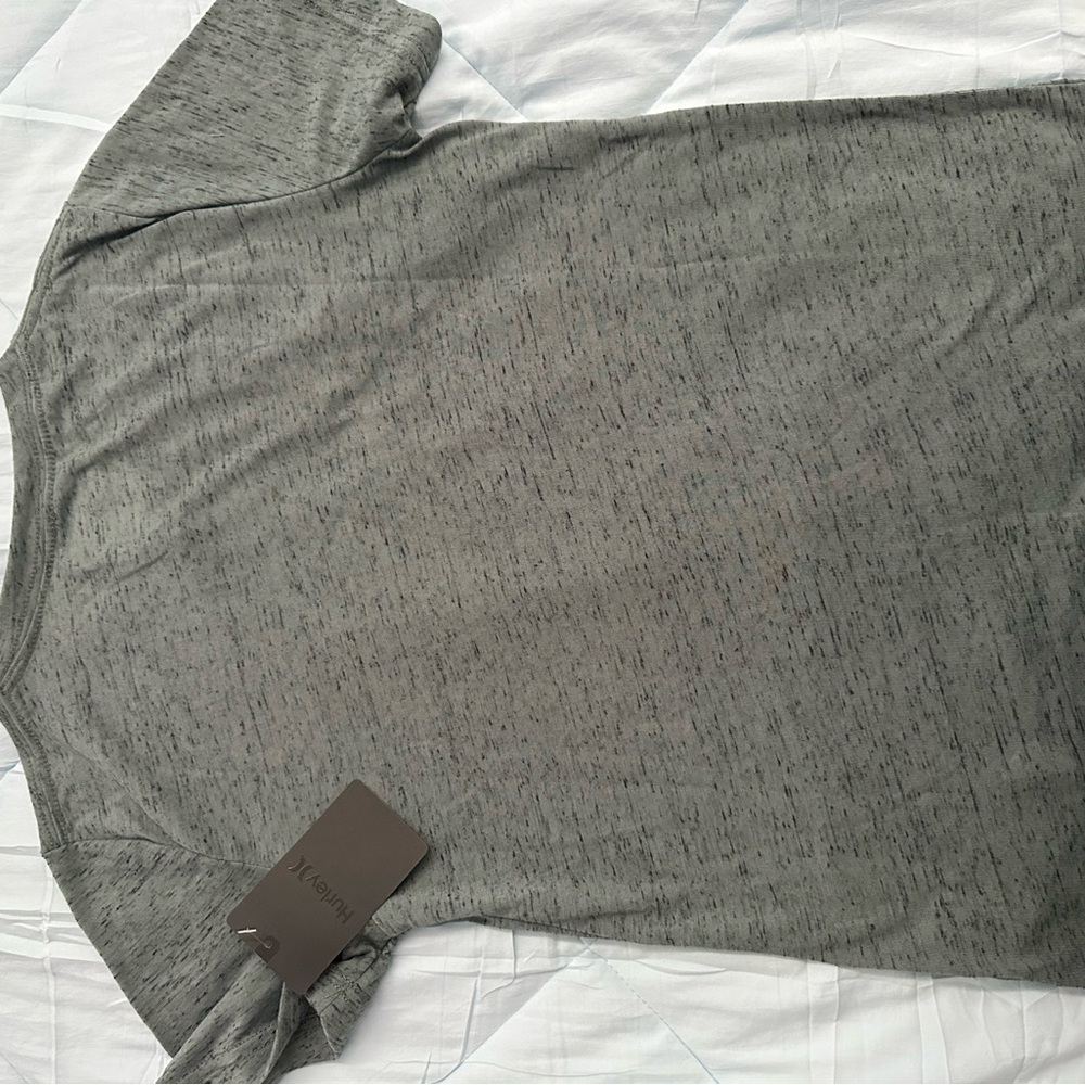 Hurley Boys Gray Performance Tee | Lightweight Athletic Top